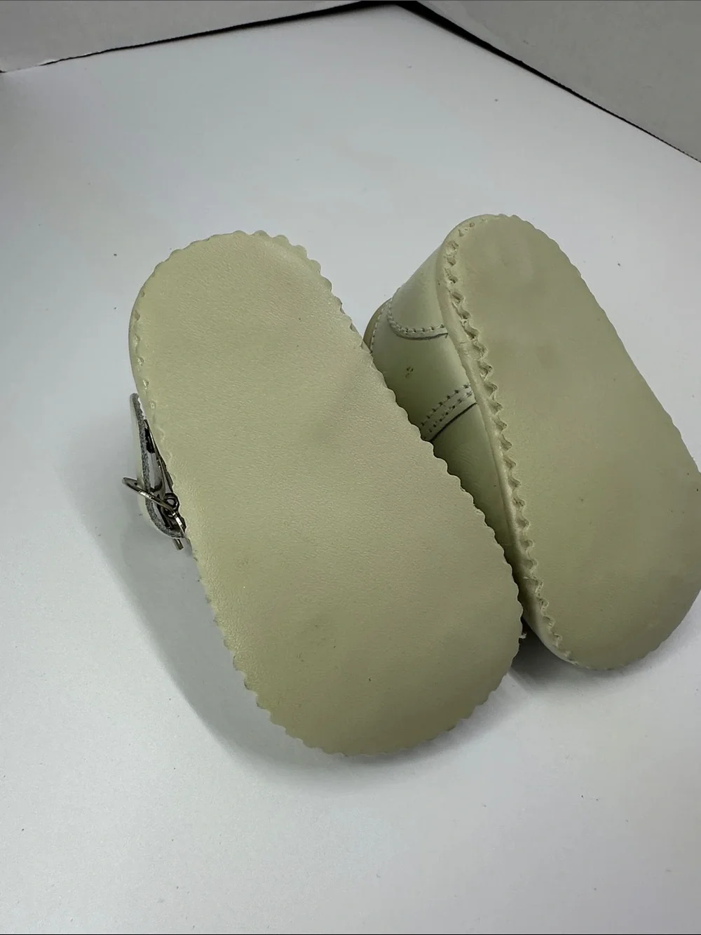 Angel Cream Mary Jane Baby Walker Shoes